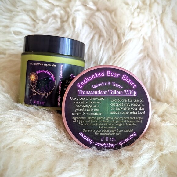 Enchanted Bear Elixirs Other - Tallow Whip- NO essential oils! Clean beauty moisturizer. Luxurious, creamy
